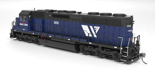 Broadway Limited HO SD45 Montana Rail Link 369 Blue w/ 