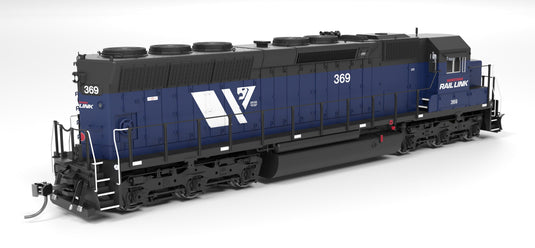 Broadway Limited HO SD45 Montana Rail Link 369 Blue w/ "W" logo (2000-2015) No-Sound / DCC-Ready HO