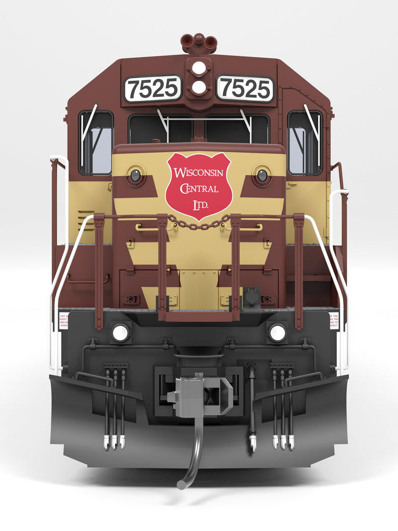 Load image into Gallery viewer, Broadway Limited HO SD45 Wisconsin Central 7525 Operation Lifesaver Paragon4 Sound/DC/DCC HO
