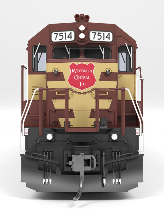 Broadway Limited HO SD45 Wisconsin Central 7514 Maroon & Yellow Paragon4 Sound/DC/DCC HO