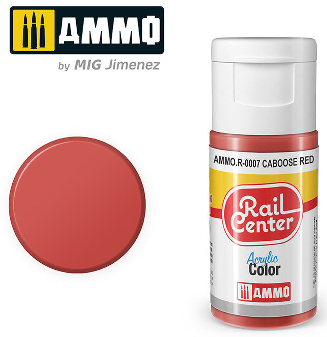 Ammo Mig Rail Center Caboose Red (15ml)