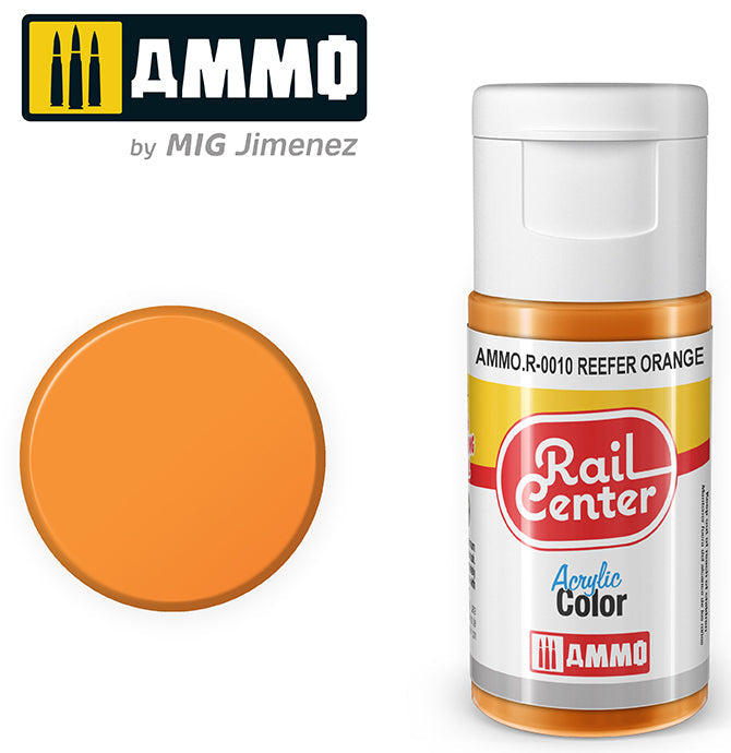 Ammo Mig Rail Center Reefer Orange (15ml)