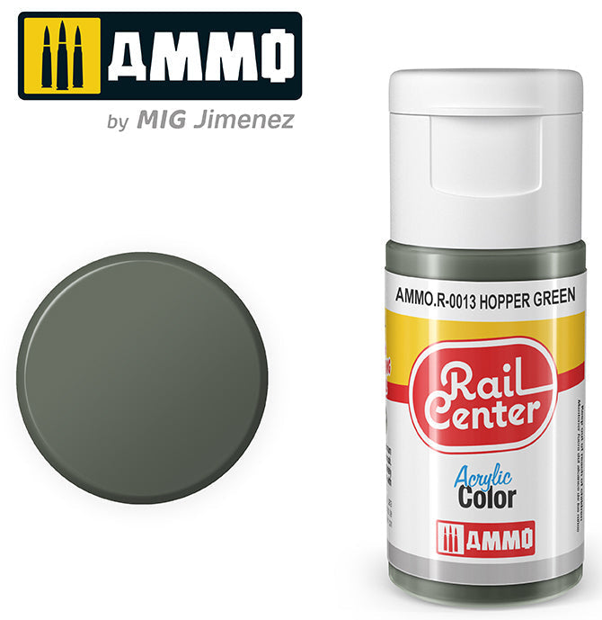 Ammo Mig Rail Center Hopper Green (15ml)