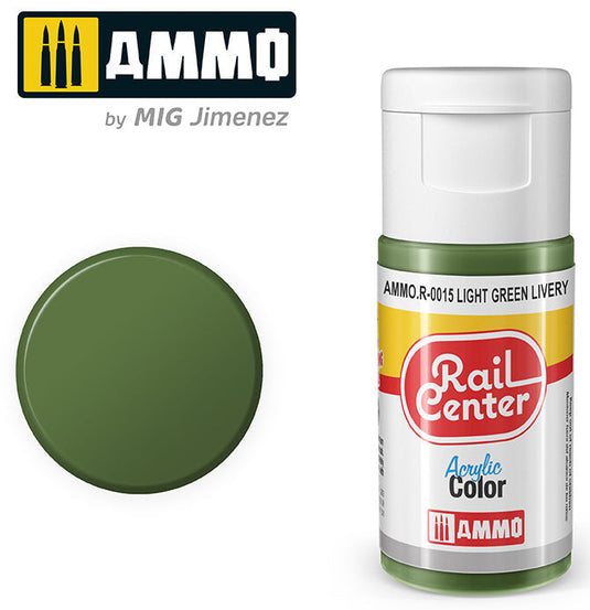 Ammo Mig Rail Center Light Green Livery (15ml)