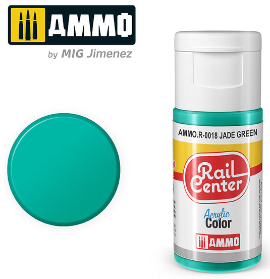 Ammo Mig Rail Center Jade Green (15ml)