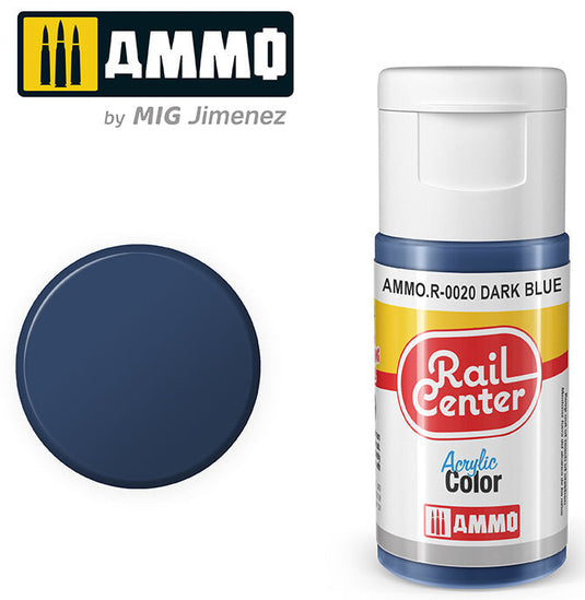 Ammo Mig Rail Center Dark Blue (15ml)