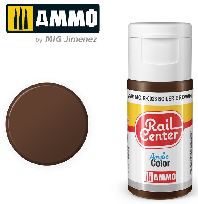 Ammo Mig Rail Center Boiler Brown (15ml)