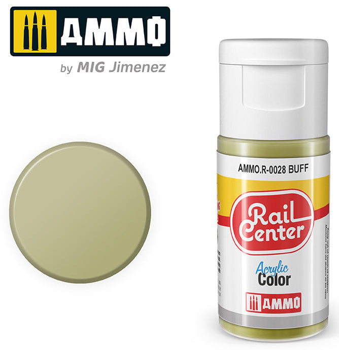 Ammo Mig Rail Center Buff (15ml)