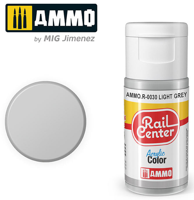 Ammo Mig Rail Center Light Gray (15ml)