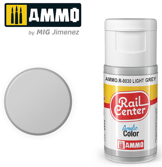 Ammo Mig Rail Center Light Gray (15ml)