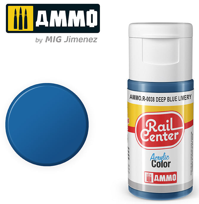 Ammo Mig Rail Center Deep Blue Livery (15ml)