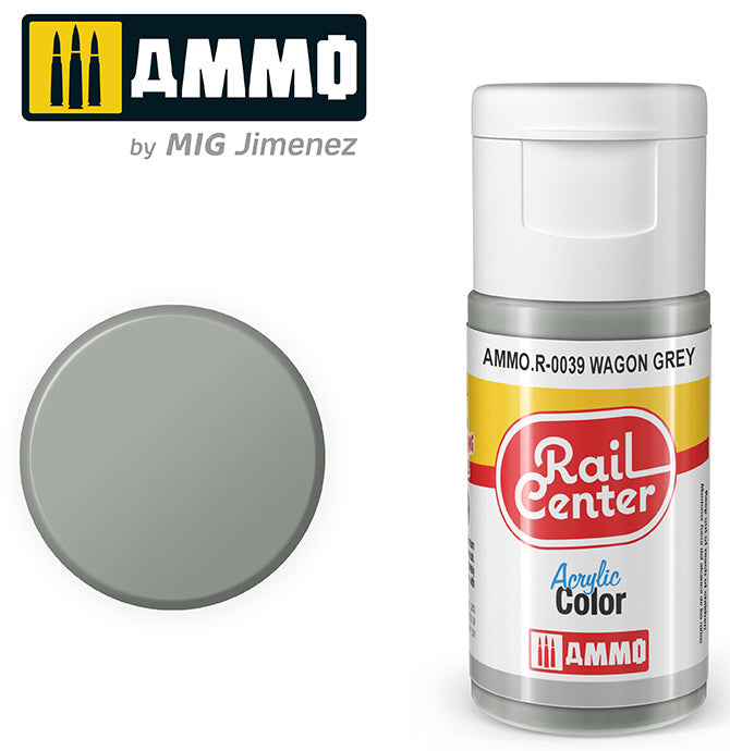 Ammo Mig Rail Center Wagon Gray (15ml)