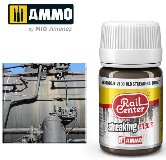 Ammo Mig Rail Center Old Streaking Dust (35ml)