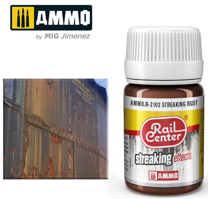 Ammo Mig Rail Center Streaking Rust (35ml)