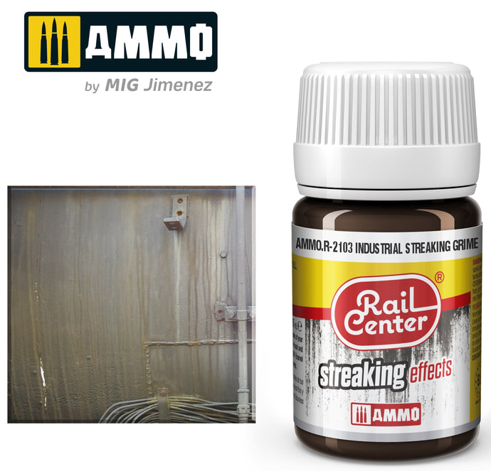 Ammo Mig Rail Center Industrial Streaking Dust