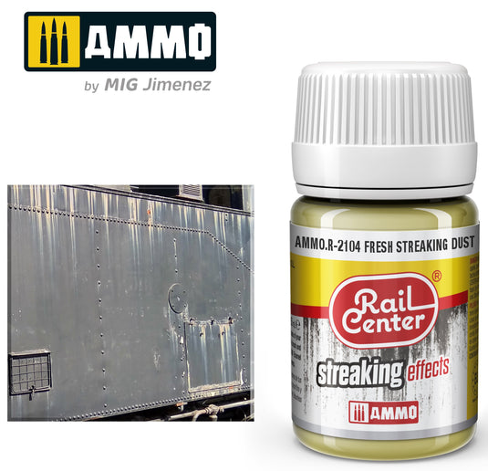 Ammo Mig Rail Center Fresh Streaking Dust (35m