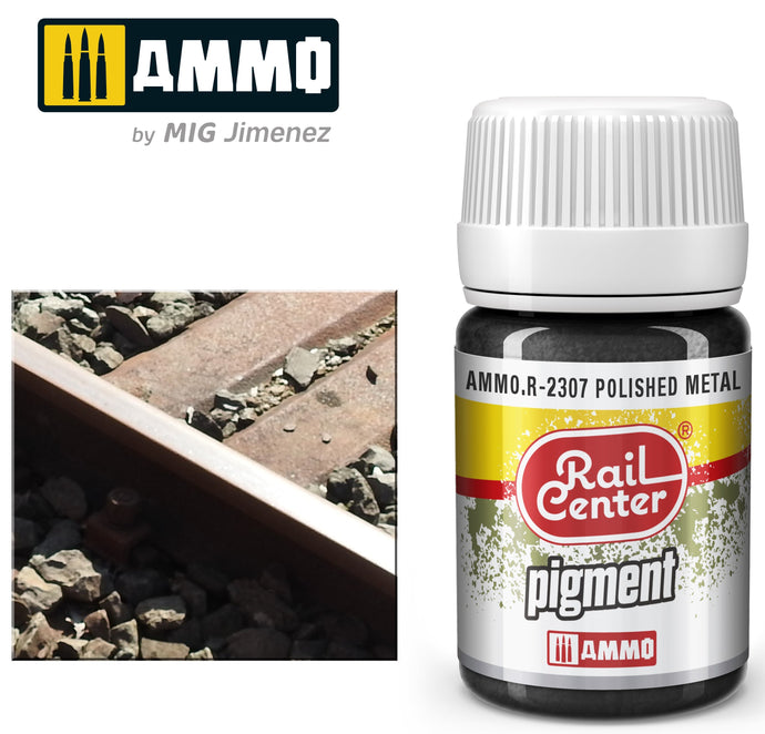 Ammo Mig Rail Center Polished Metal (35ml)