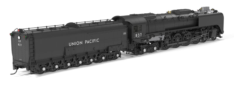 Load image into Gallery viewer, Broadway Limited HO Scale Union Pacific FEF-3 4-8-4 #837 Black &amp; Graphite Paragon4 DCC/Sound &amp; Smoke – BLI10208
