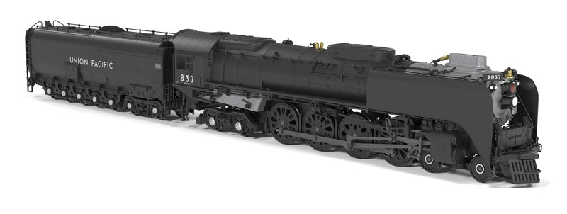 Load image into Gallery viewer, Broadway Limited HO Scale Union Pacific FEF-3 4-8-4 #837 Black &amp; Graphite Paragon4 DCC/Sound &amp; Smoke – BLI10208
