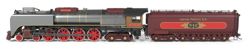Load image into Gallery viewer, Broadway Limited HO Scale Union Pacific FEF-3 4-8-4 #842 Ornate Fantasy Scheme Paragon4 DCC/Sound &amp; Smoke – BLI10212
