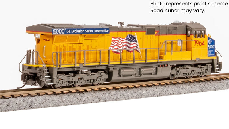 Load image into Gallery viewer, Broadway Limited N Scale Union Pacific GE ES44AC UP #7964 5,000th GEVO DC/Stealth - DCC Ready – BLI9897
