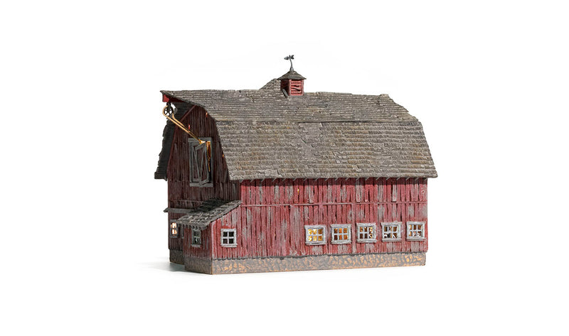 Load image into Gallery viewer, Woodland Scenics N Scale Old Weathered Barn Built and Ready
