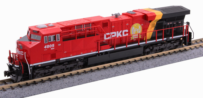 Load image into Gallery viewer, Kato N Scale CPKC #4805 GE ES44AC GEVO (DCC Sound) - 176-8956S
