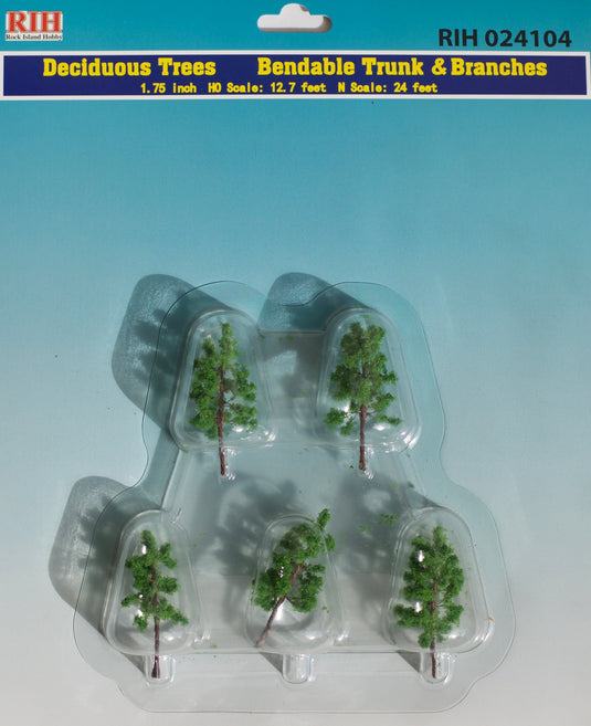 Rock Island Hobby 024104 Deciduous Trees, 1.75