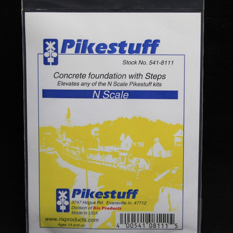 Load image into Gallery viewer, Pikestuff N Scale Concrete Foundation w/Steps
