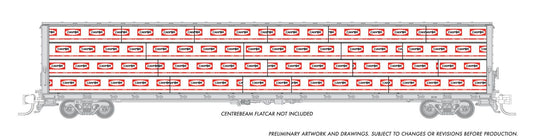 Rapido N Scale Centerbeam Flatcar Lumber Load Canfor – RAP102151