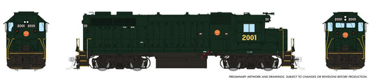 Rapido HO Scale Pennsylvania-Reading Seashore Lines EMD GP38 Locomotive PRSL