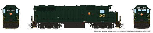 Rapido HO Scale Pennsylvania-Reading Seashore Lines EMD GP38 Locomotive PRSL