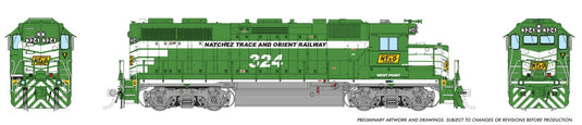 Rapido HO Scale Natchez Trace & Orient EMD GP38 Locomotive NTO