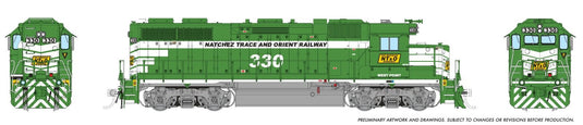 Rapido HO Scale Natchez Trace & Orient EMD GP38 Locomotive NTO