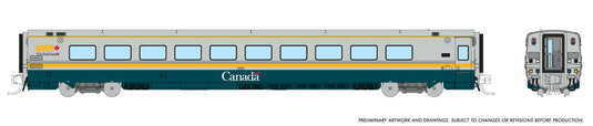 Rapido N Scale VIA Rail LRC Coach Renaissance Scheme – RAP508014