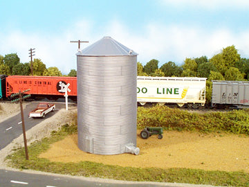 Rix Products 305 HO Scale 44' Corrugated Grain Bin