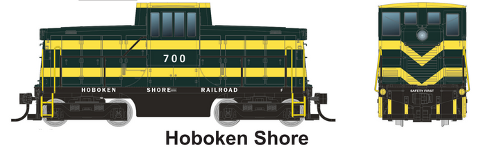 Rapido 048537 HO GE 44-Tonner DC/DCC/Sound Hoboken Shore 