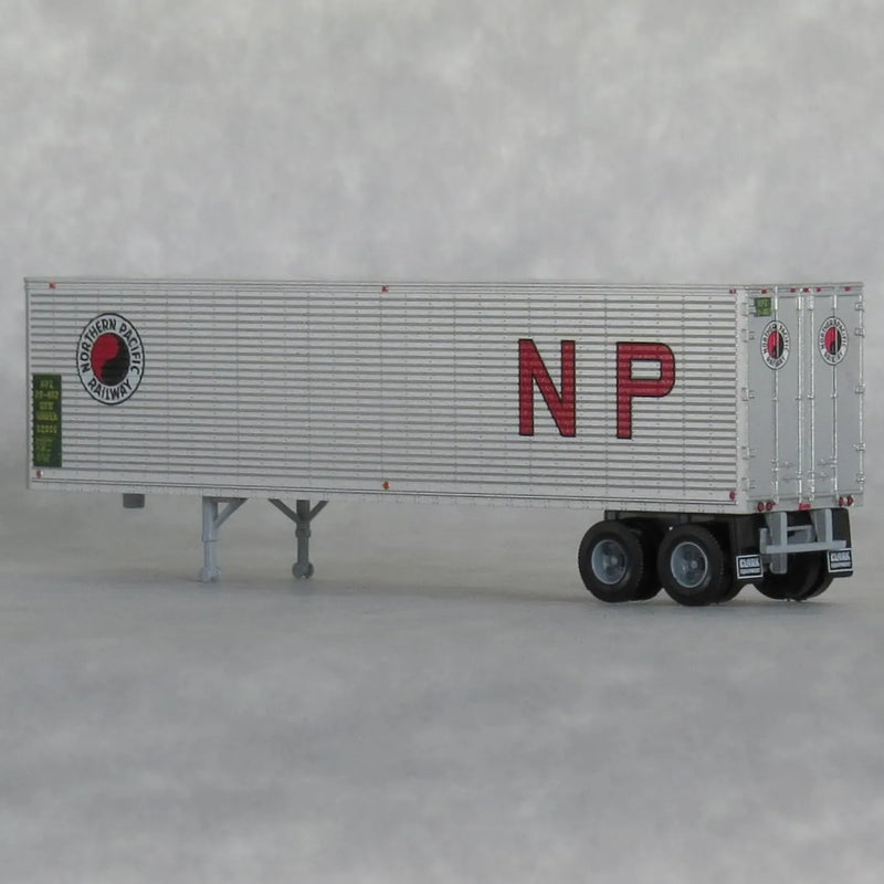 Load image into Gallery viewer, Trainworx N Scale Northern Pacific 40' Corrugated Trailer NP #20462 - TWX40233-07
