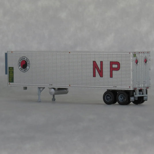 Trainworx N Scale Northern Pacific 40' Corrugated Reefer Trailer NP