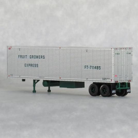 Trainworx N Scale Fruit Growers Express 40' Corrugated Reefer Trailer FGE