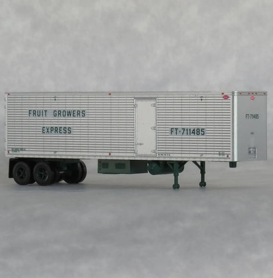 Trainworx N Scale Fruit Growers Express 40' Corrugated Reefer Trailer FGE