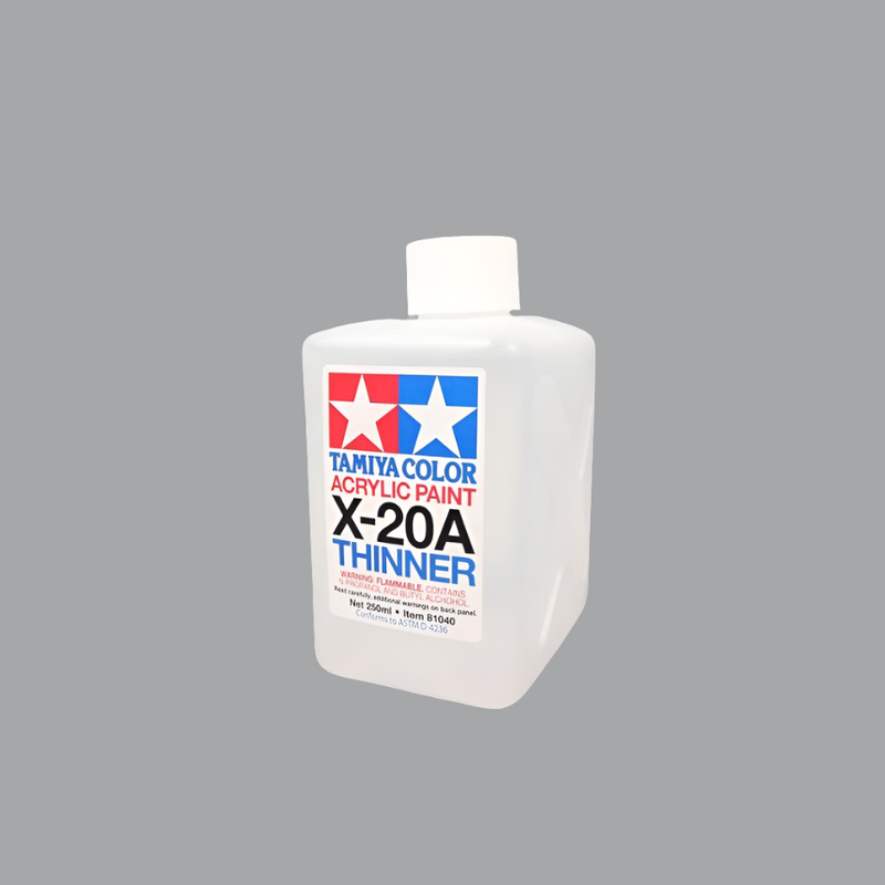 Load image into Gallery viewer, Tamiya Acrylic Paint X-20A Thinner 250ml Bottle TAM81040 Train Supply 
