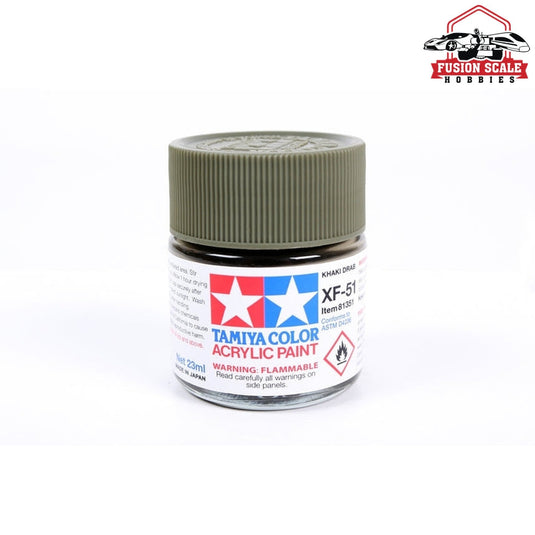 Tamiya Acrylic XF-51 Khaki Drab 23ml Bottle Model Parts Warehouse