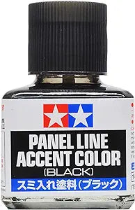 Tamiya Black Panel Line Accent Color TAM87131