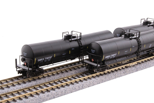 Kato N Scale Greenbrier 30,500 Gallon DOT-117 Tank Car 8-Car Set B GBRX - KAT1064802 | Fusion Scale Hobbies