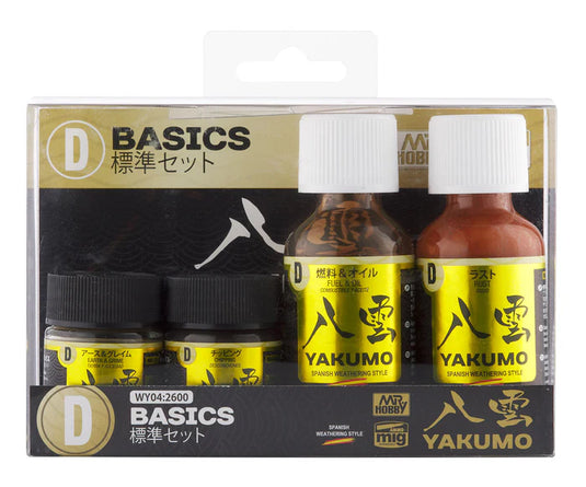 Mr Hobby Mr Weathering Yakumo Set D Basics - WY04
