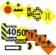 Osborn Models N Scale Road Signs Assorted 3012