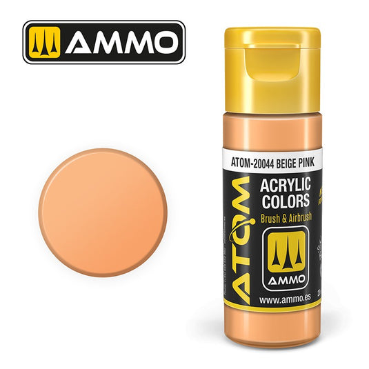 Ammo Mig Atom Color Acrylic Beige Pink