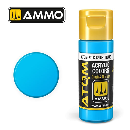 Ammo Mig Atom Color Acrylic Bright Blue FS35260