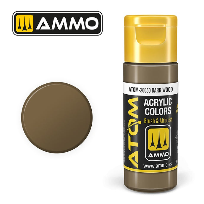 Ammo Mig Atom Color Acrylic Dark Wood